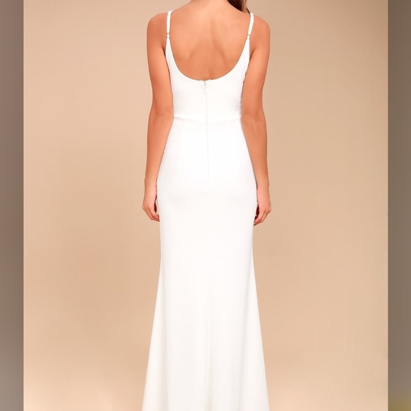 Lulu’s White Maxi Dress - Small - Picture 3 of 6